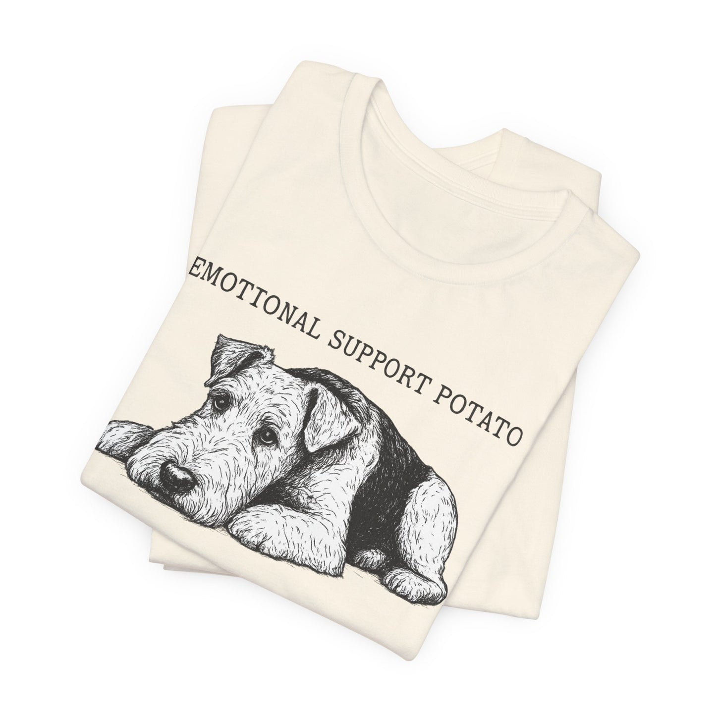 Airedale Terrier Potato Unisex Tshirt