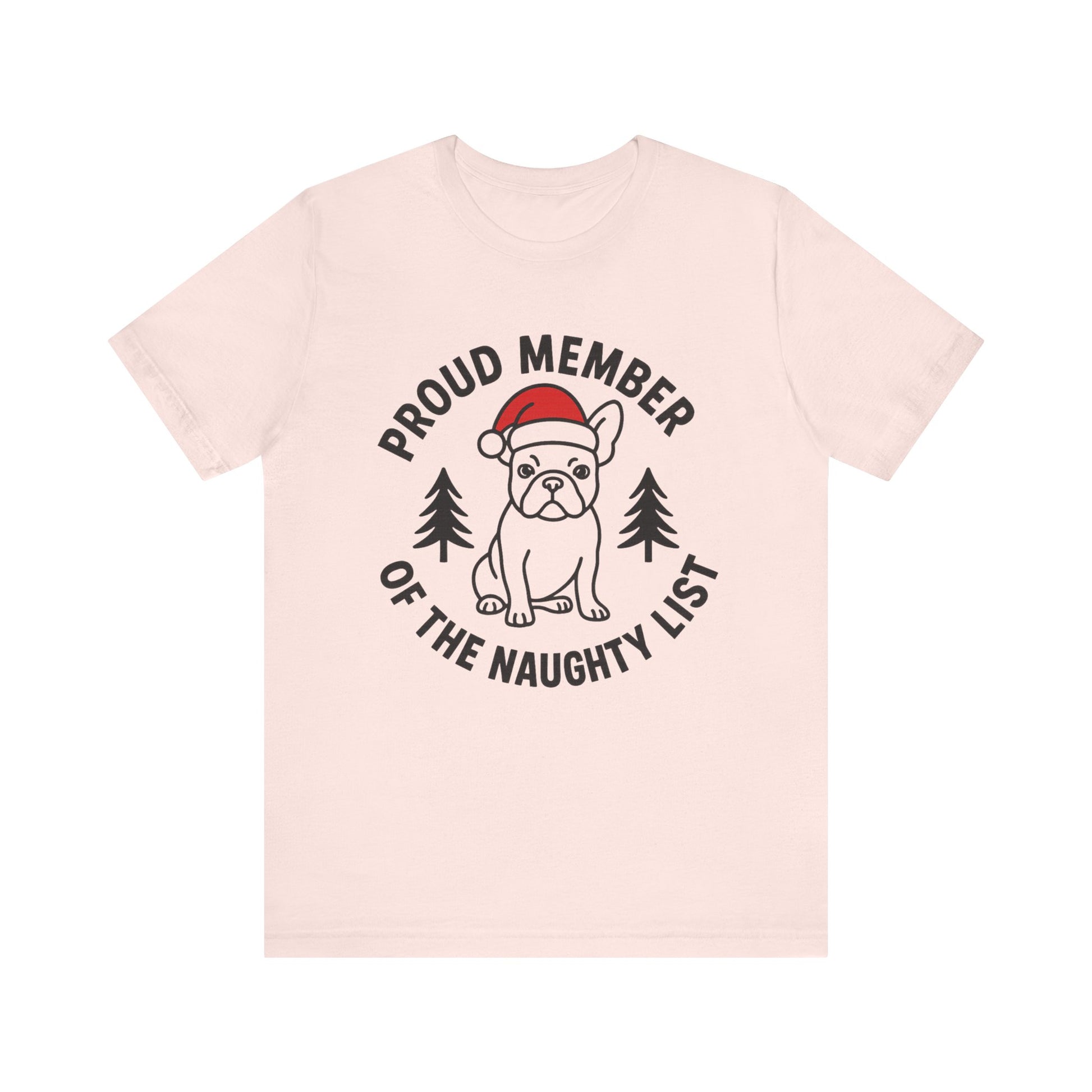 French Bulldog Naughty List TShirt