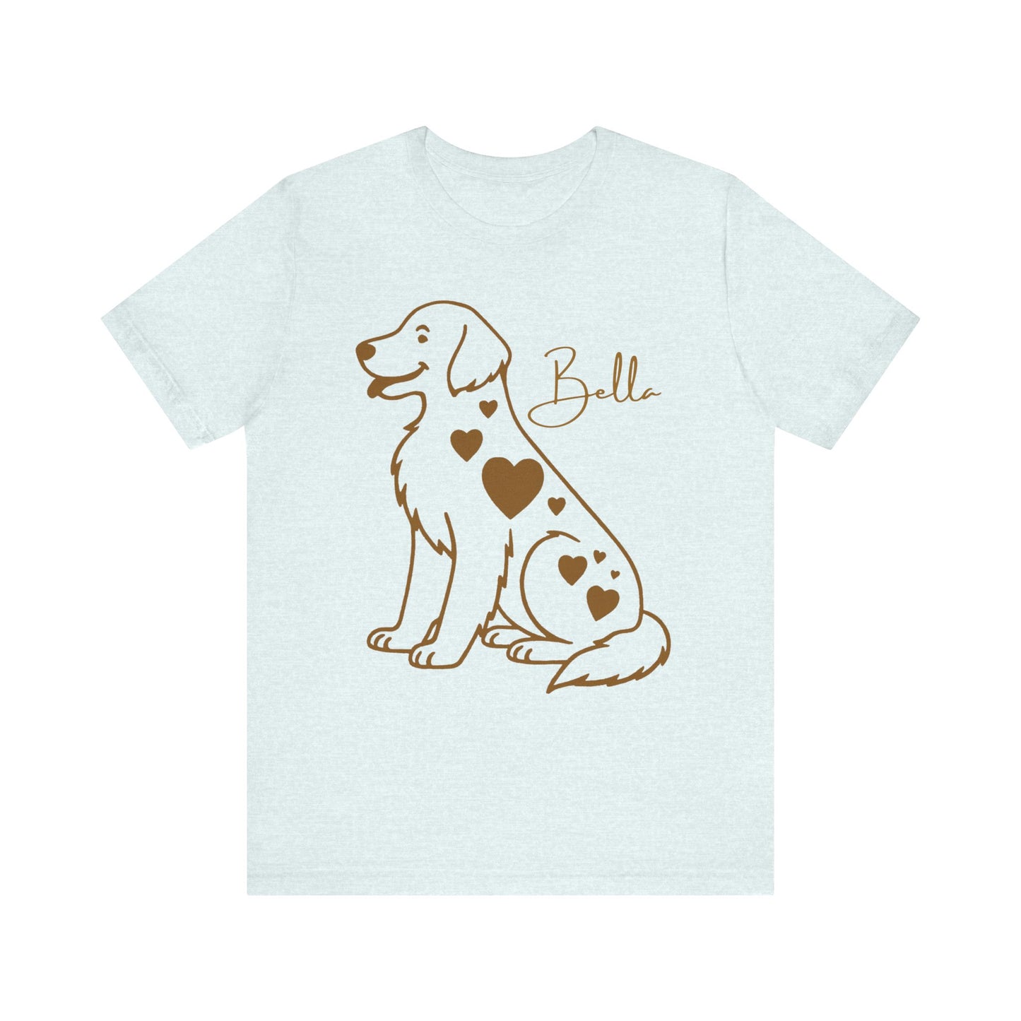 Golden Retriever Heart Dog TShirt