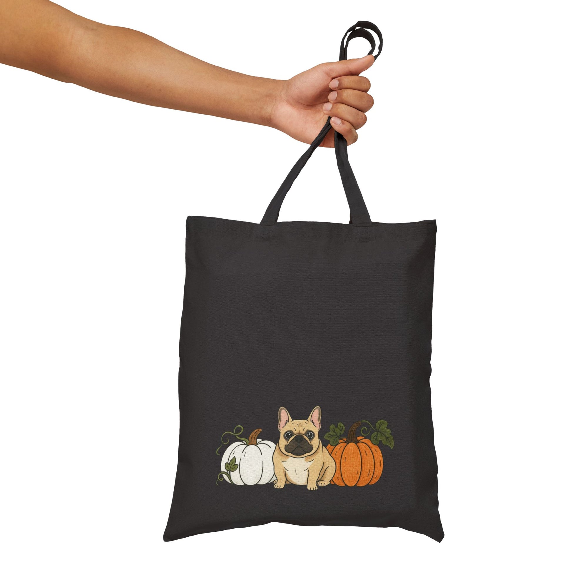 Fawn Frenchie Pupkin Tote Bag