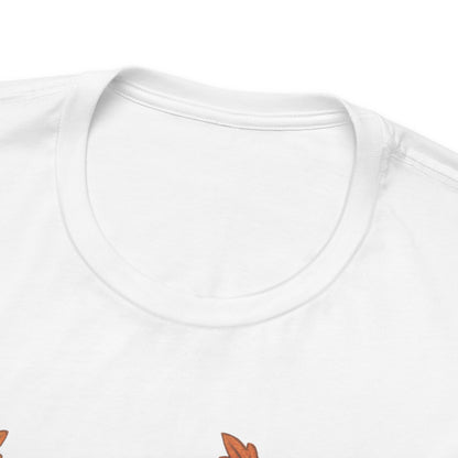 Fawn Frenchie Chasing Leaves TShirt