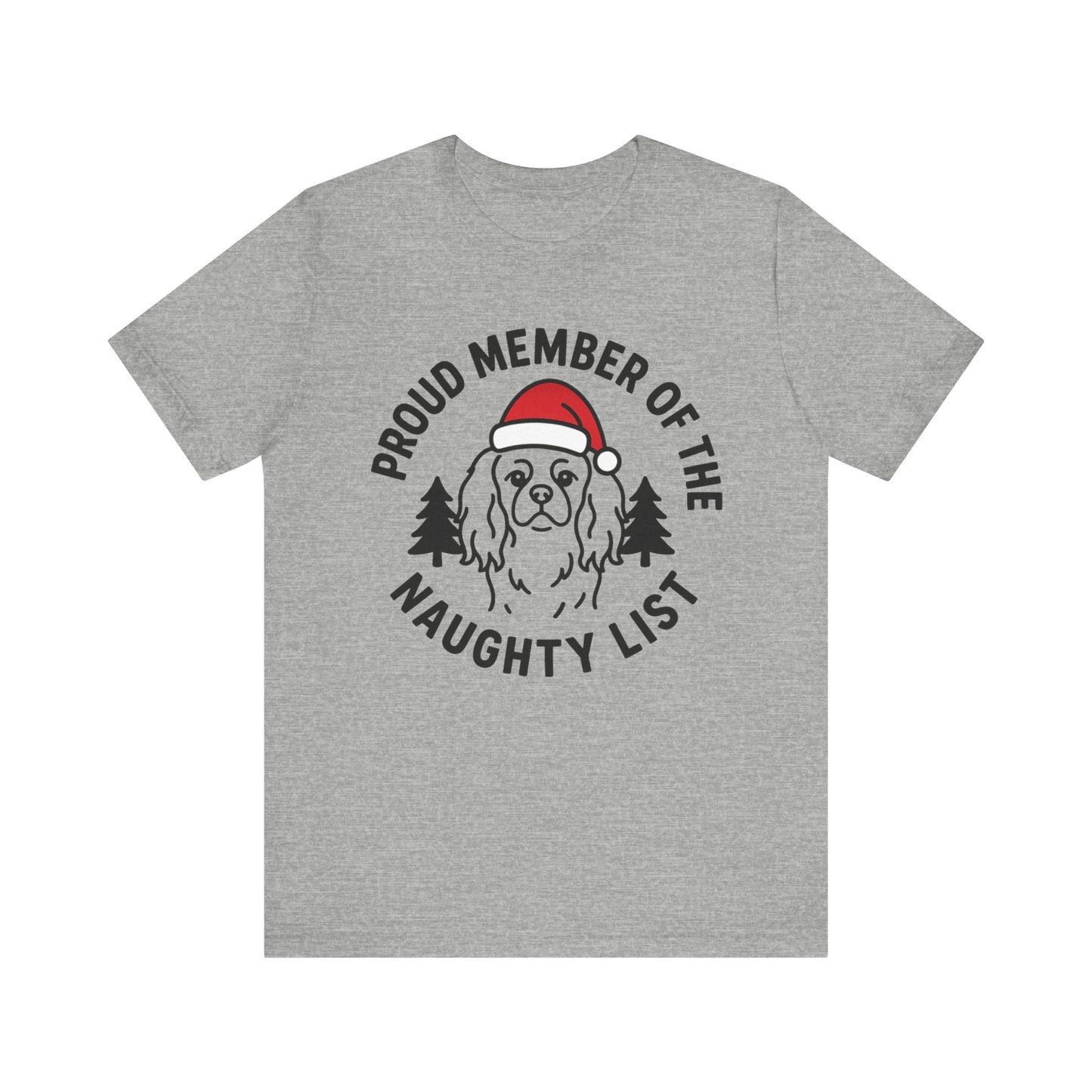 Cavalier King Charles Naughty List TShirt