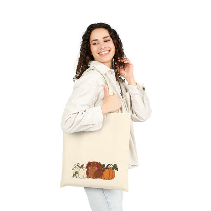 Ruby Cavalier King Charles Pupkin Tote Bag