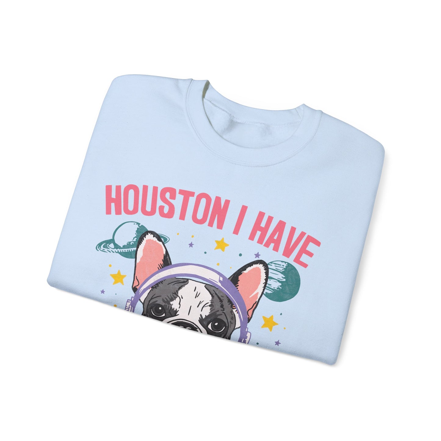 Piebald Frenchie Houston Space Sweatshirt