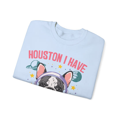 Piebald Frenchie Houston Space Sweatshirt