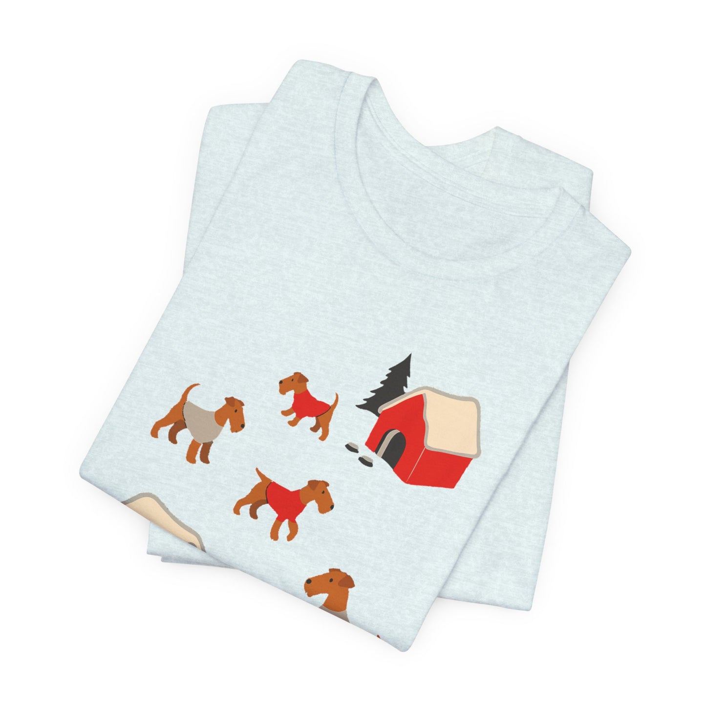 Airedale Terrier Snow Play TShirt