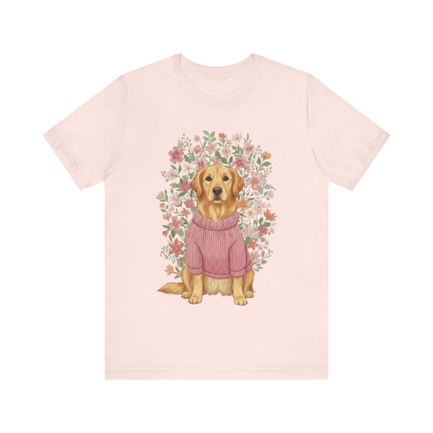 Golden Retriever Bouquet Tshirt
