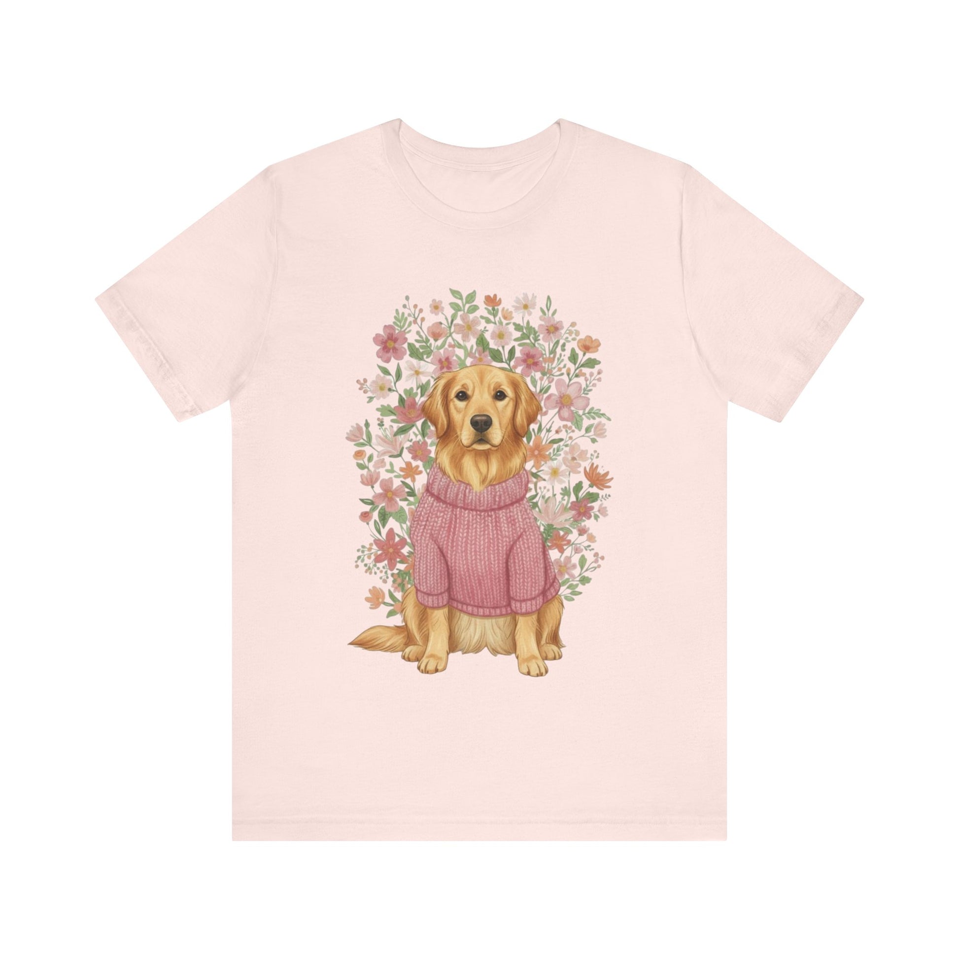 Golden Retriever Bouquet Tshirt