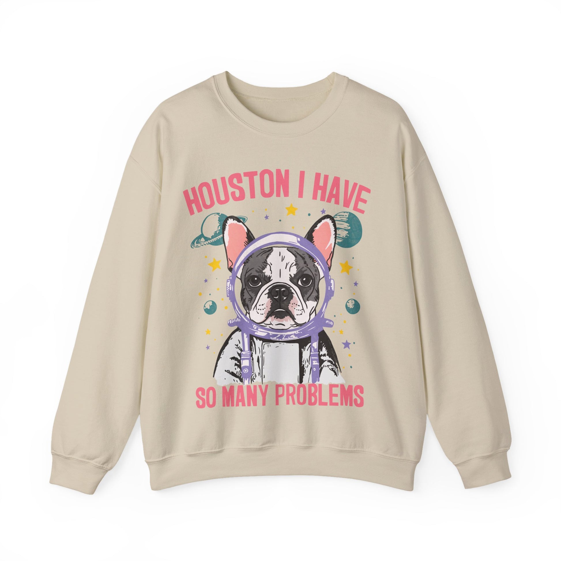 Piebald Frenchie Houston Space Sweatshirt