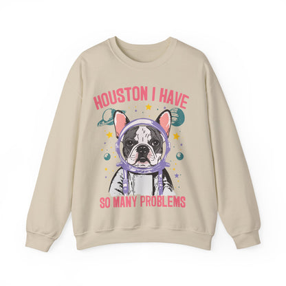 Piebald Frenchie Houston Space Sweatshirt