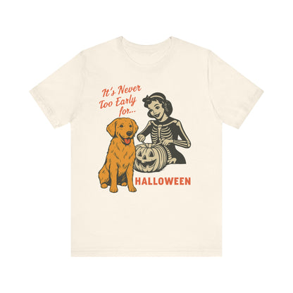 Golden Retriever Early Halloween TShirt