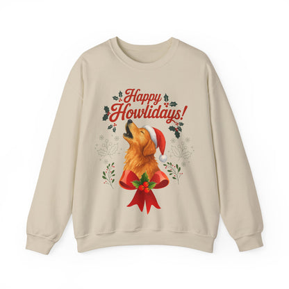 Golden Retriever Happy Howlidays Sweatshirt