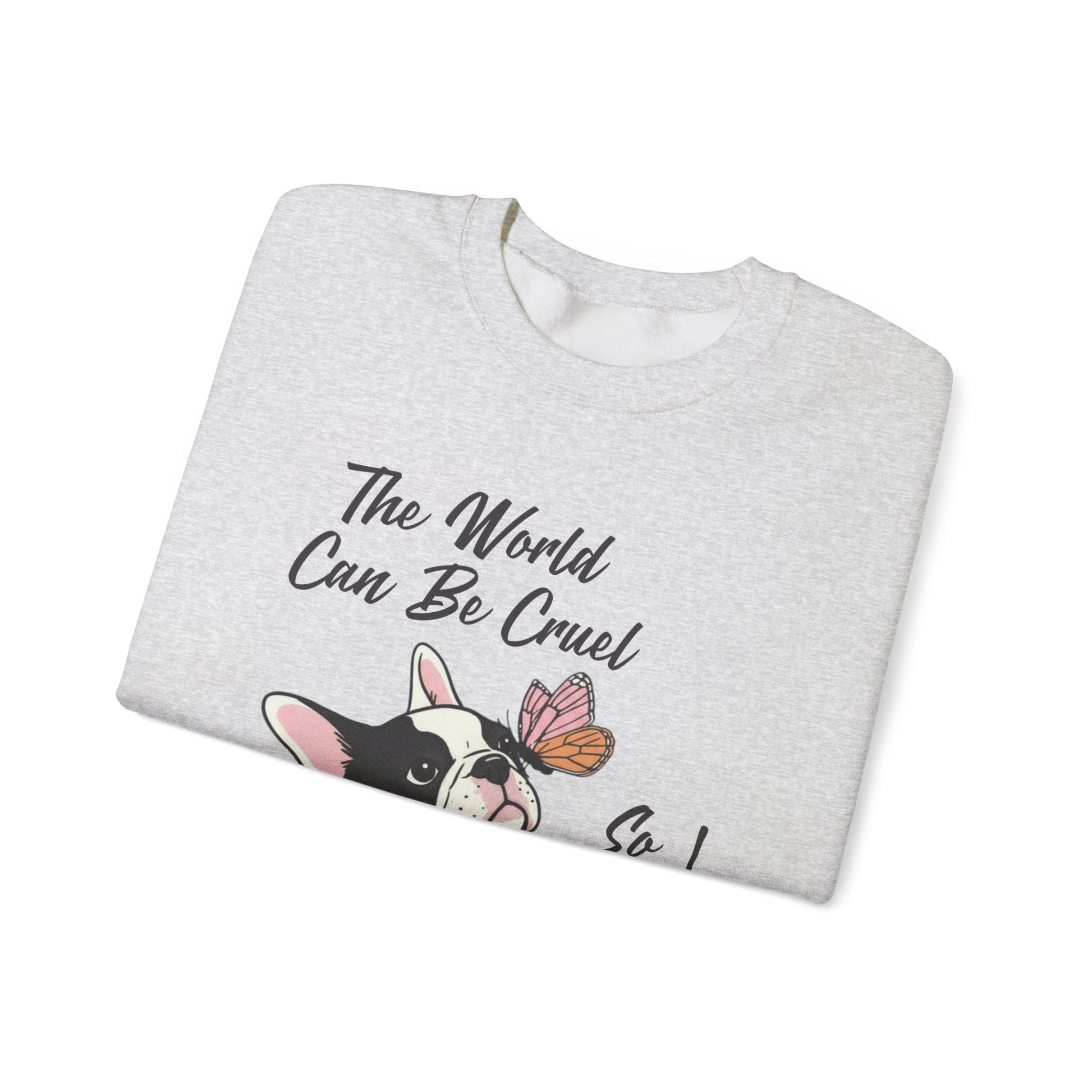 Cruel World Piebald Frenchie Sweatshirt