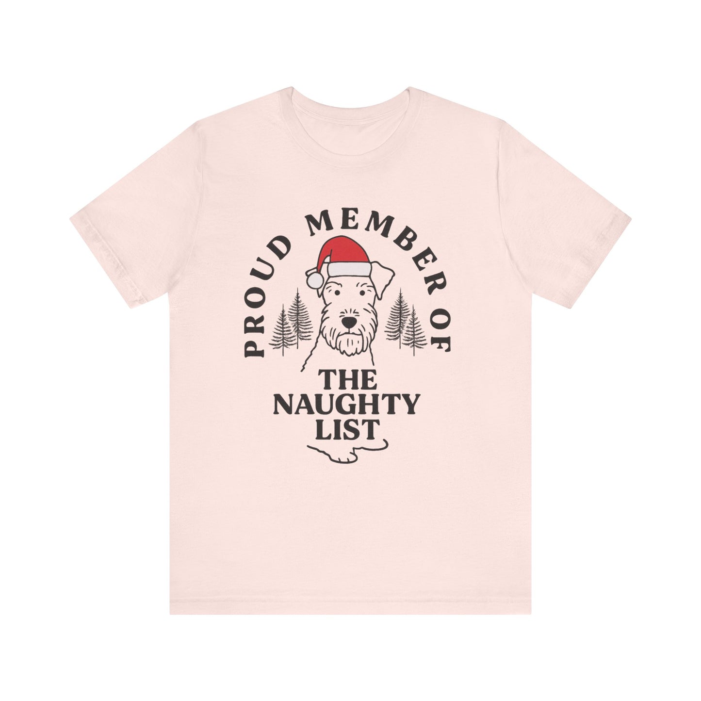 Airedale Terrier Naughty List TShirt