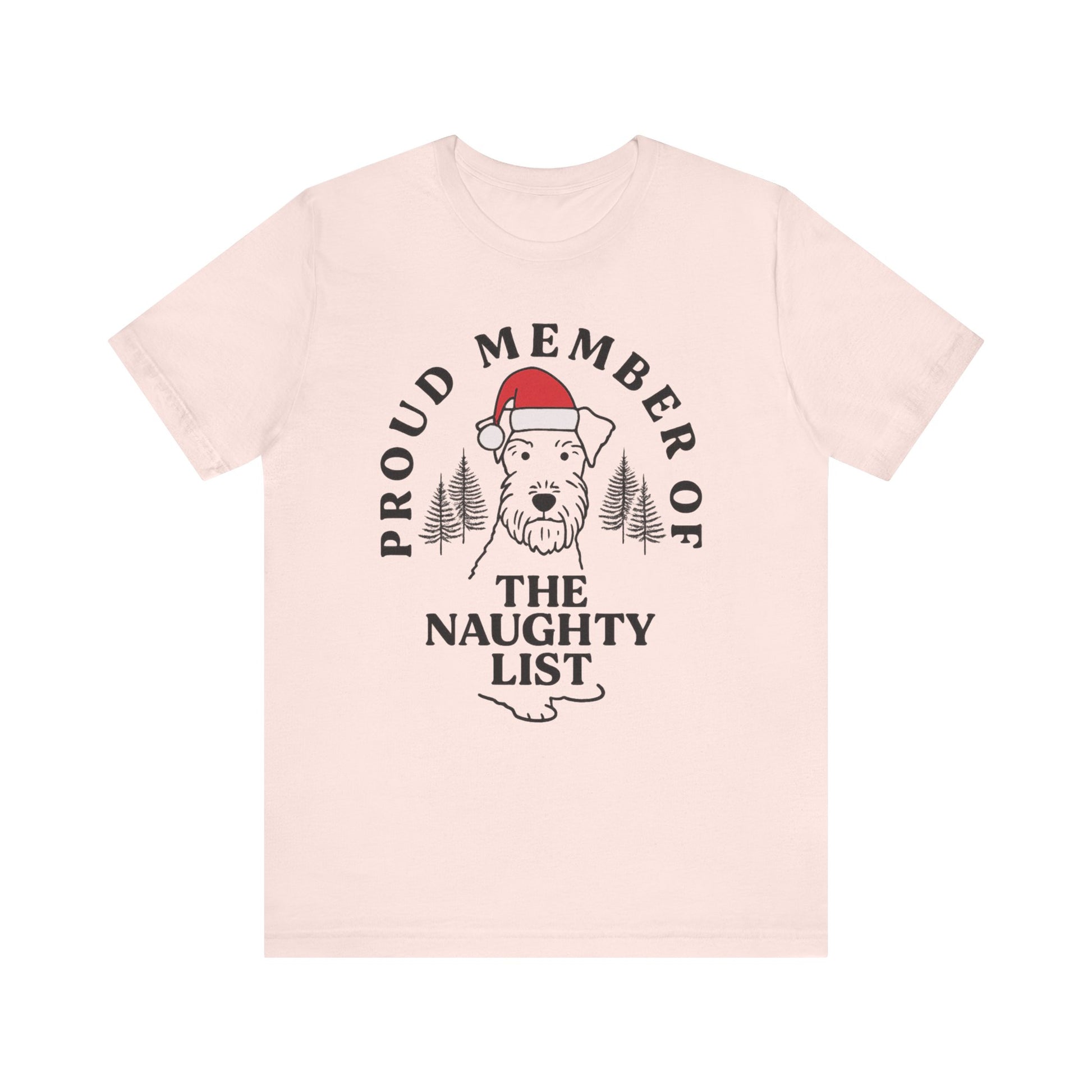 Airedale Terrier Naughty List TShirt