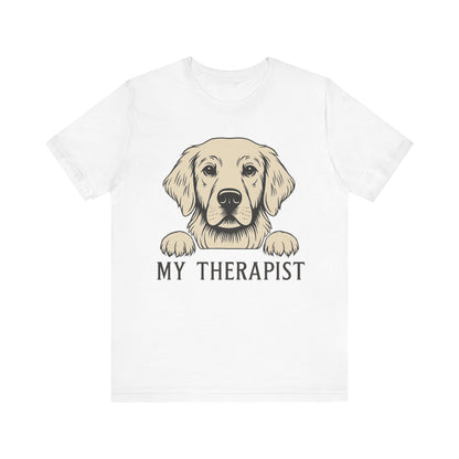 Therapist Golden Retriever Tshirt