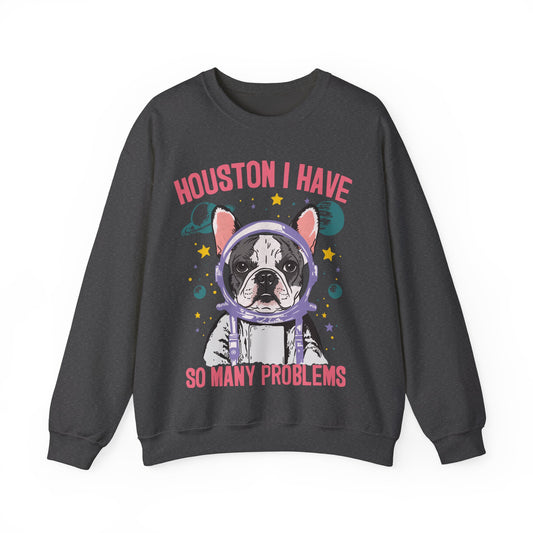 Piebald Frenchie Houston Space Sweatshirt