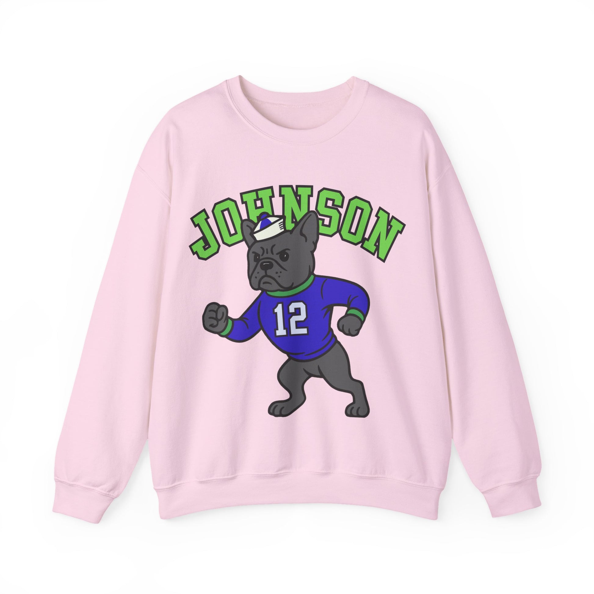 Black Frenchie College Mascot Sweatshirt