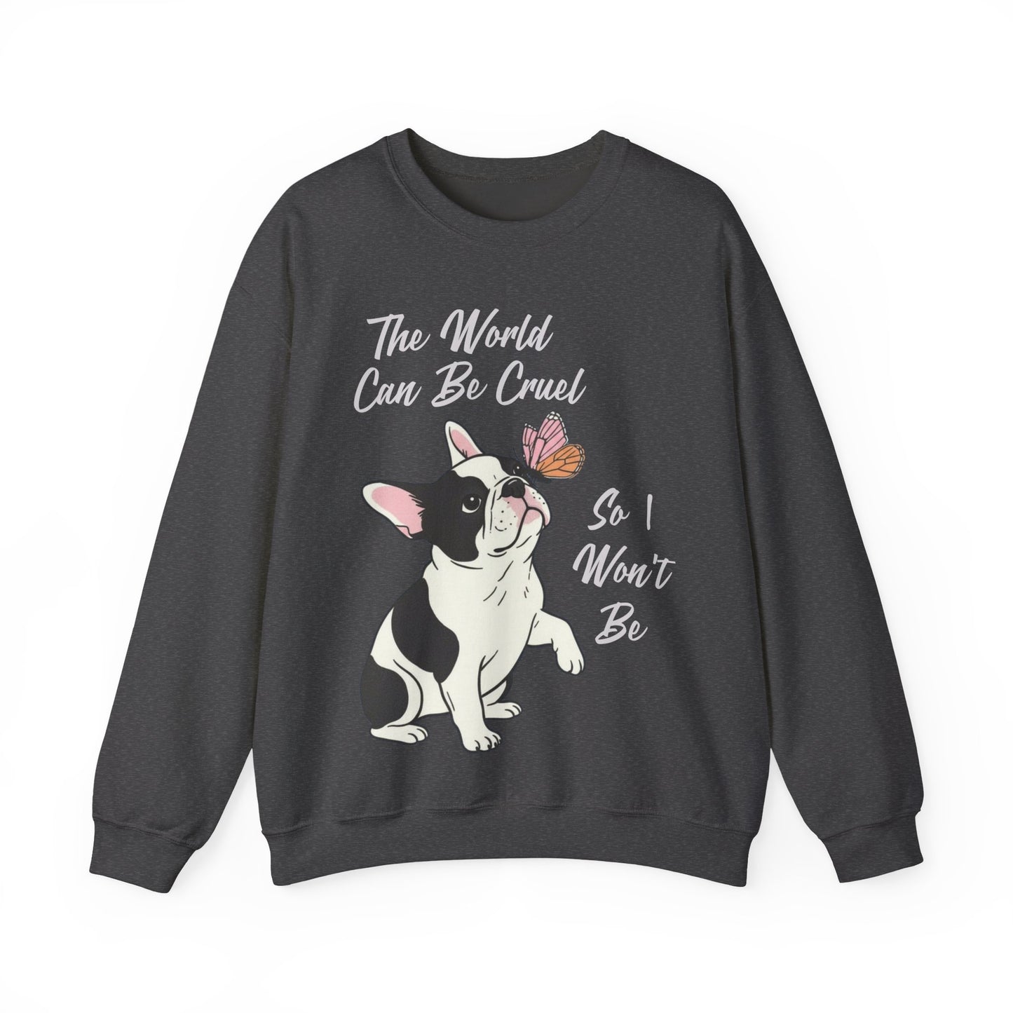 Cruel World Piebald Frenchie Sweatshirt