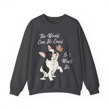 Cruel World Piebald Frenchie Sweatshirt