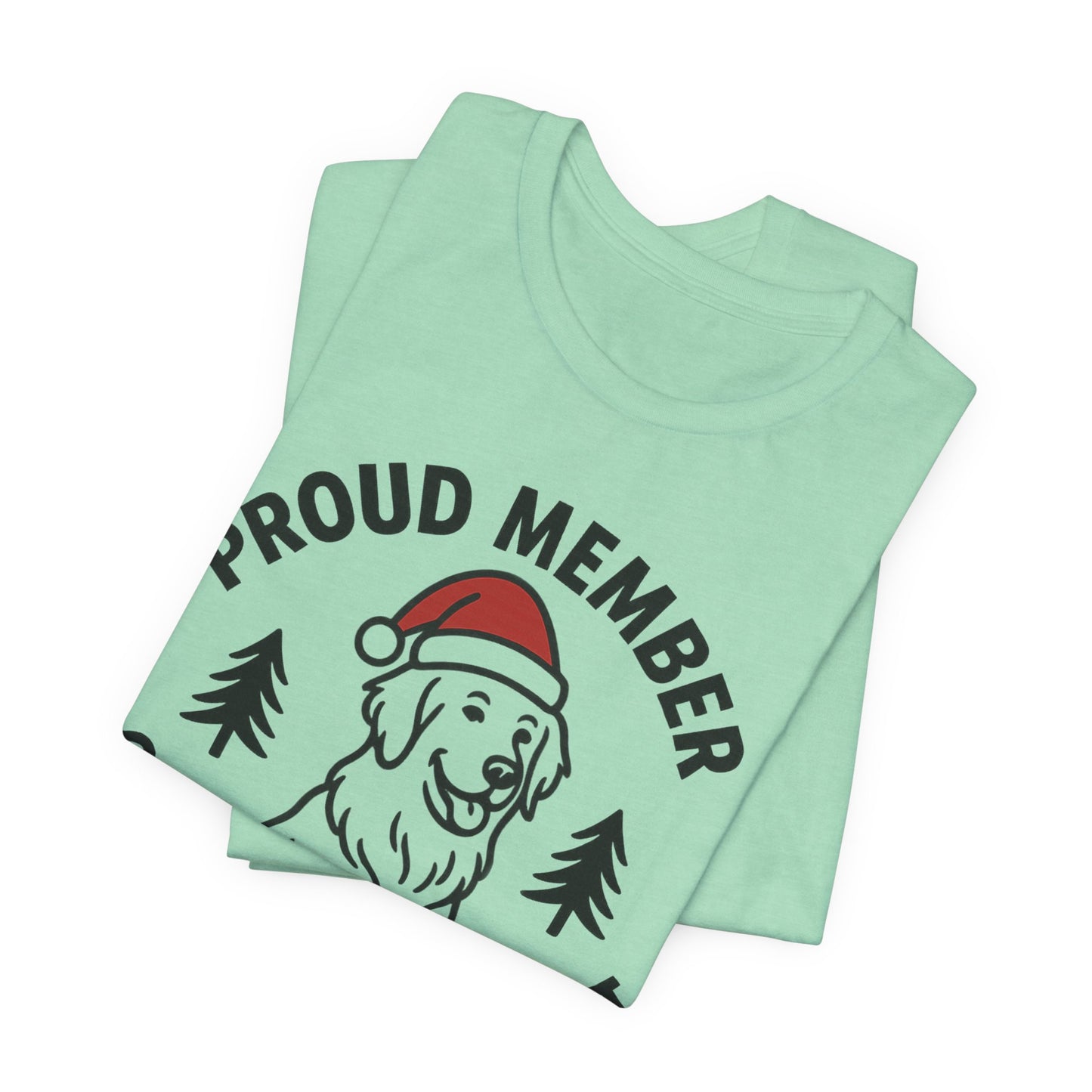 Golden Retriever Naughty List TShirt