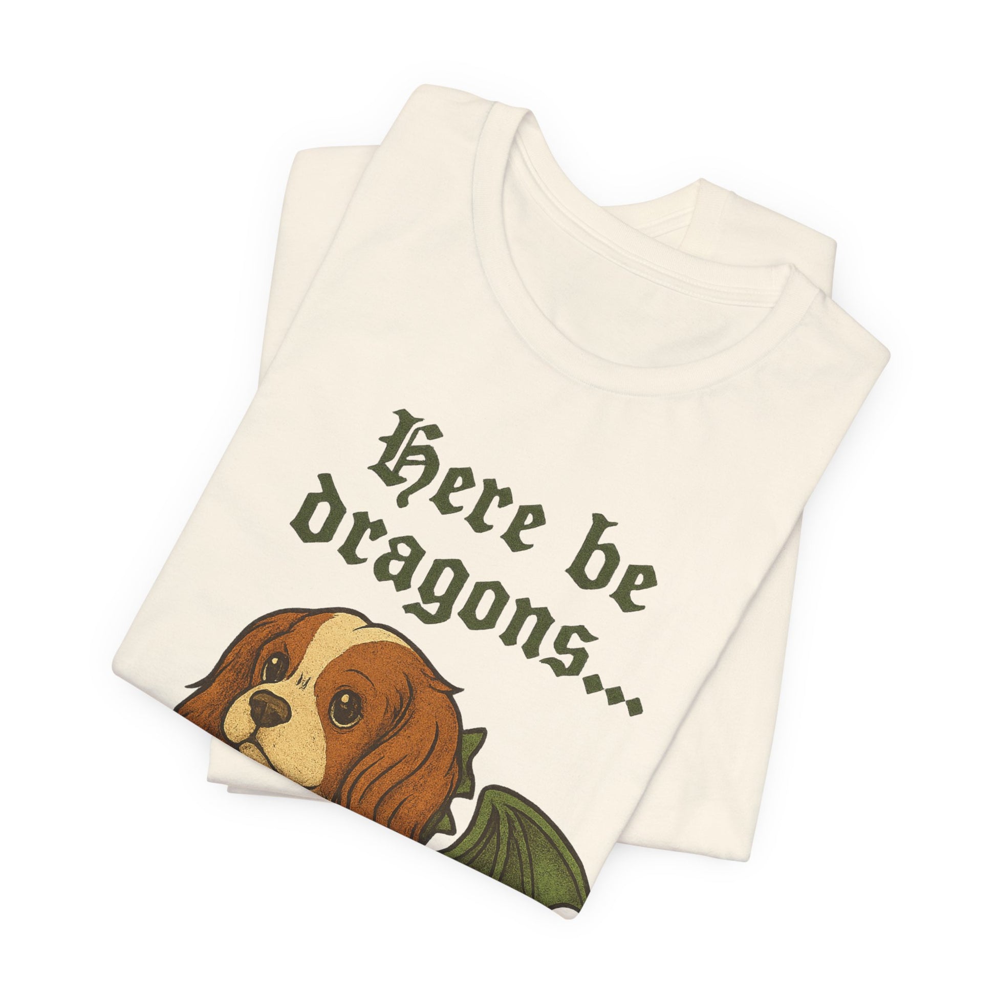 Blenheim Cavalier Here Be Dragons TShirt
