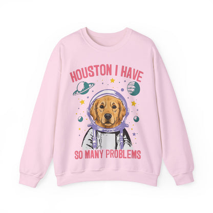 Golden Retriever Houston Space Sweatshirt