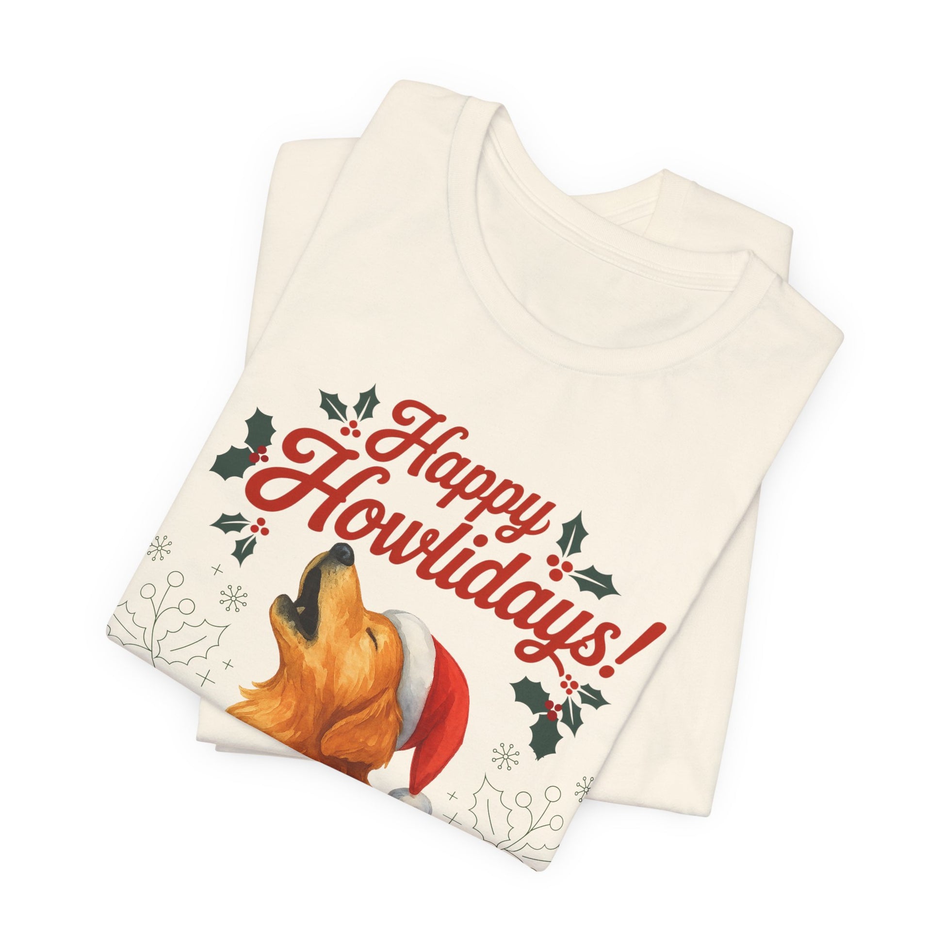 Golden Retriever Happy Howlidays TShirt
