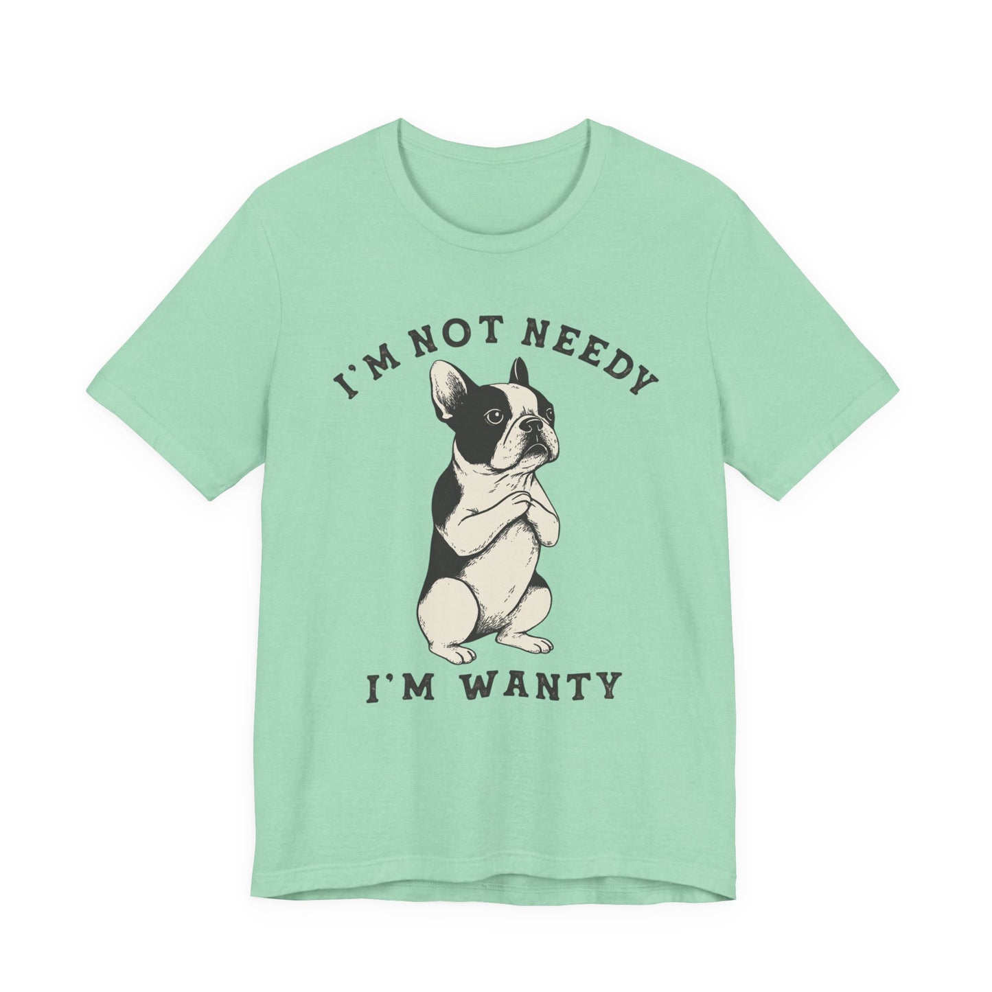 Piebald French Bulldog Wanty TShirt