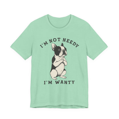 Piebald French Bulldog Wanty TShirt