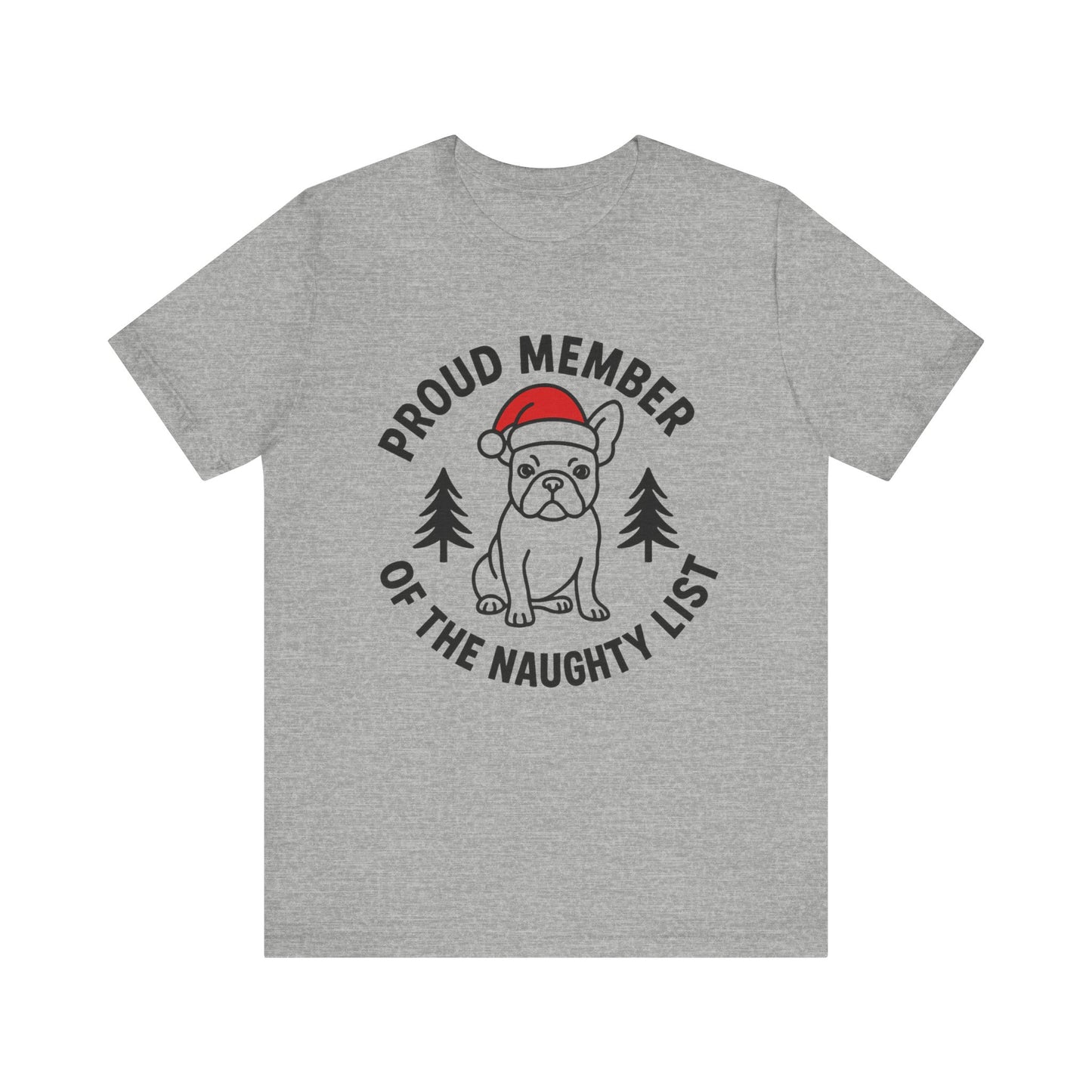 French Bulldog Naughty List TShirt