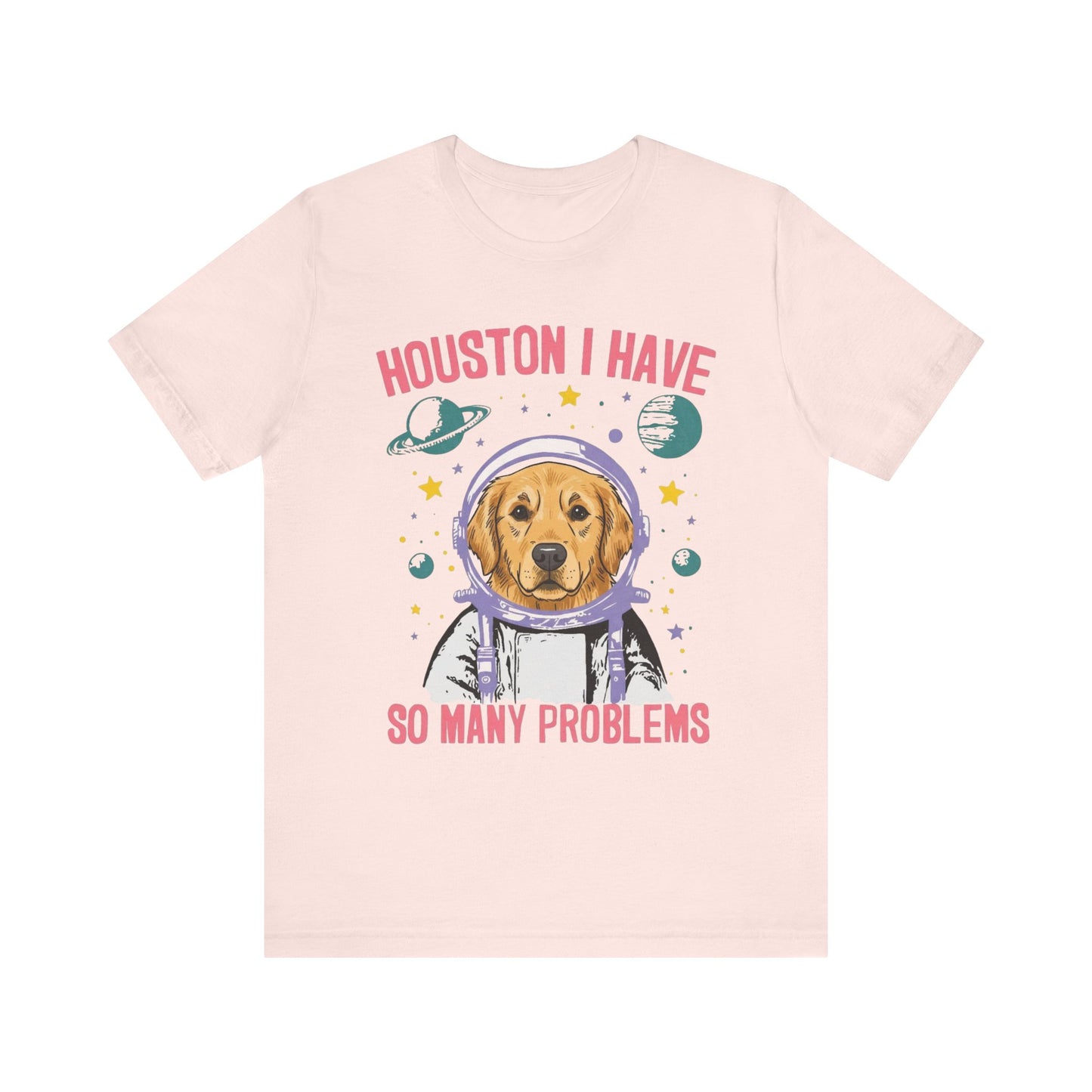Golden Retriever Houston Space TShirt