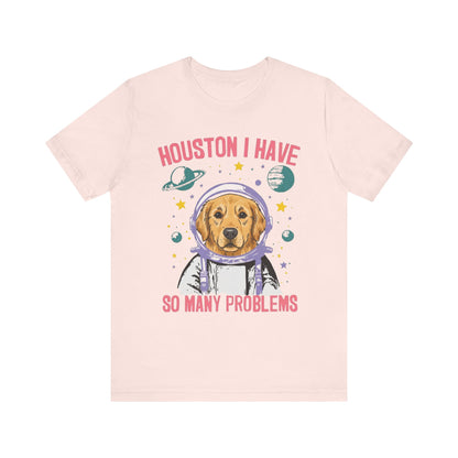 Golden Retriever Houston Space TShirt