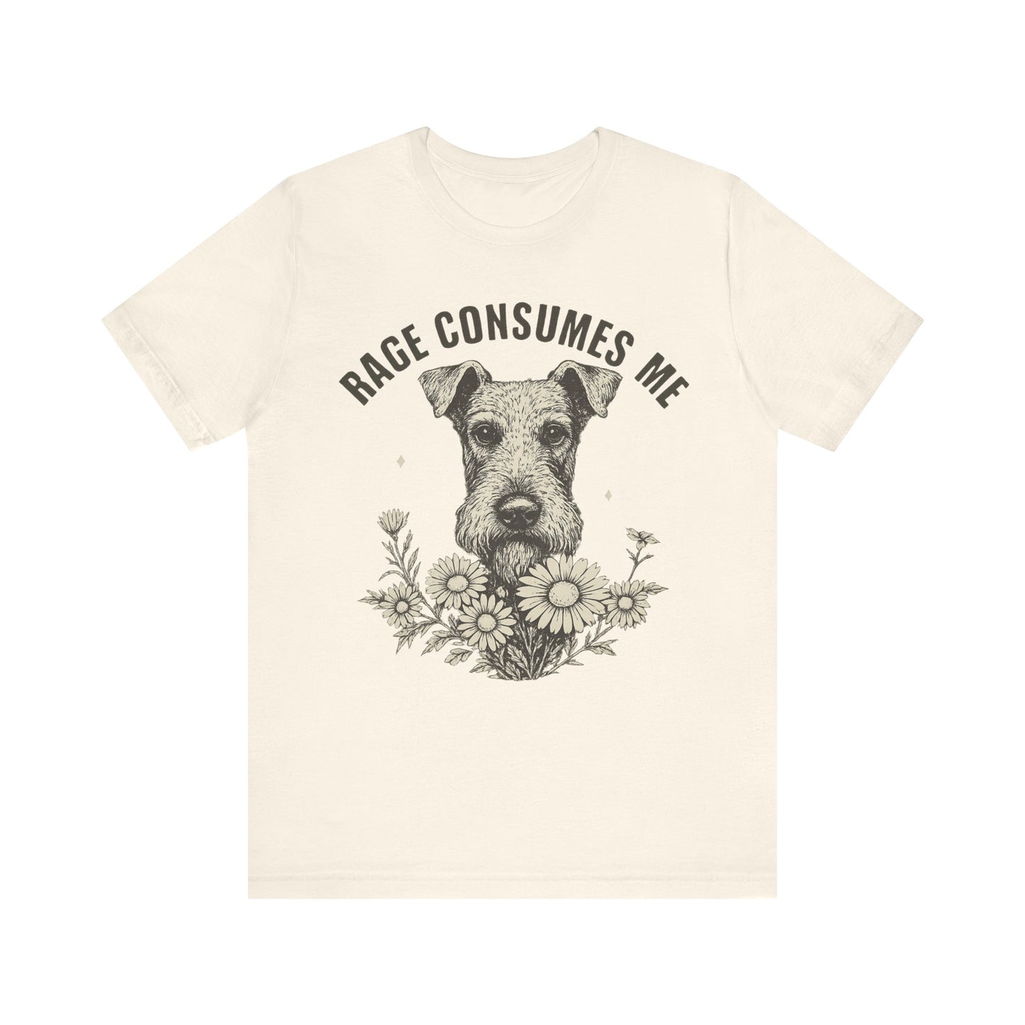 Airedale Terrier Rage Unisex Tshirt