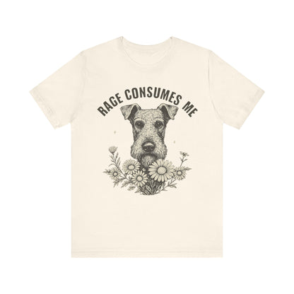 Airedale Terrier Rage Unisex Tshirt