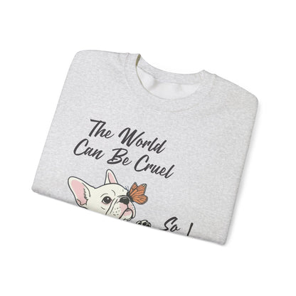 Cruel World White Frenchie Sweatshirt