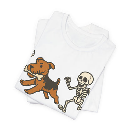Airedale Terrier Grave Robber TShirt