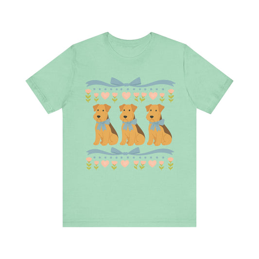Airedale Terrier Grandma TShirt