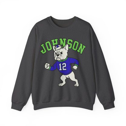 White Frenchie College Mascot Sweatshirt