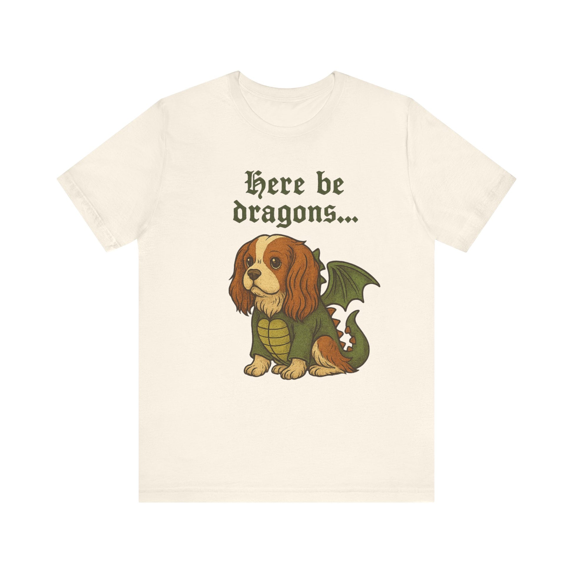 Blenheim Cavalier Here Be Dragons TShirt