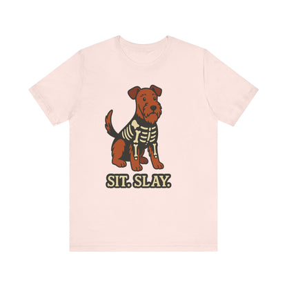 Airedale Terrier Sit Slay Tshirt