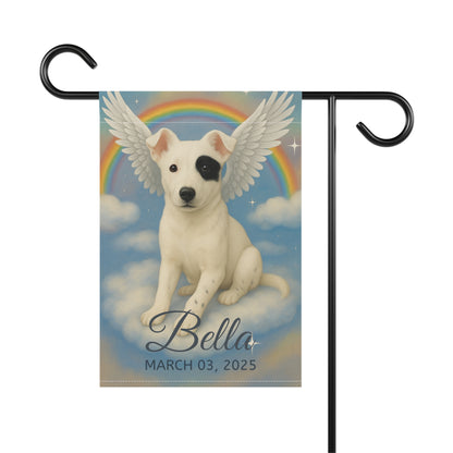 Custom Mutt Angel Garden Flag