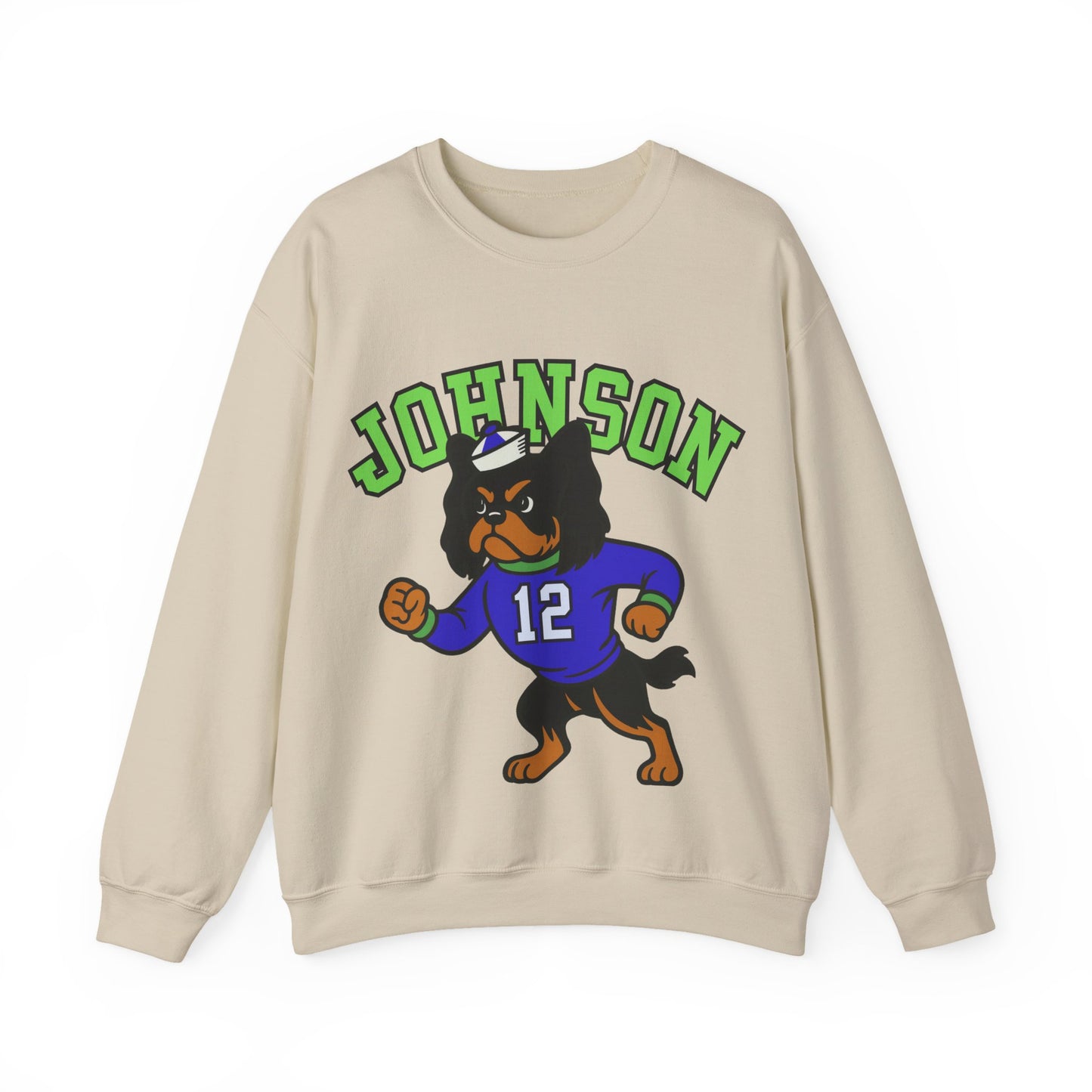 Black Tan Cavalier College Mascot Sweatshirt