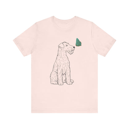 Airedale Terrier Butterfly TShirt