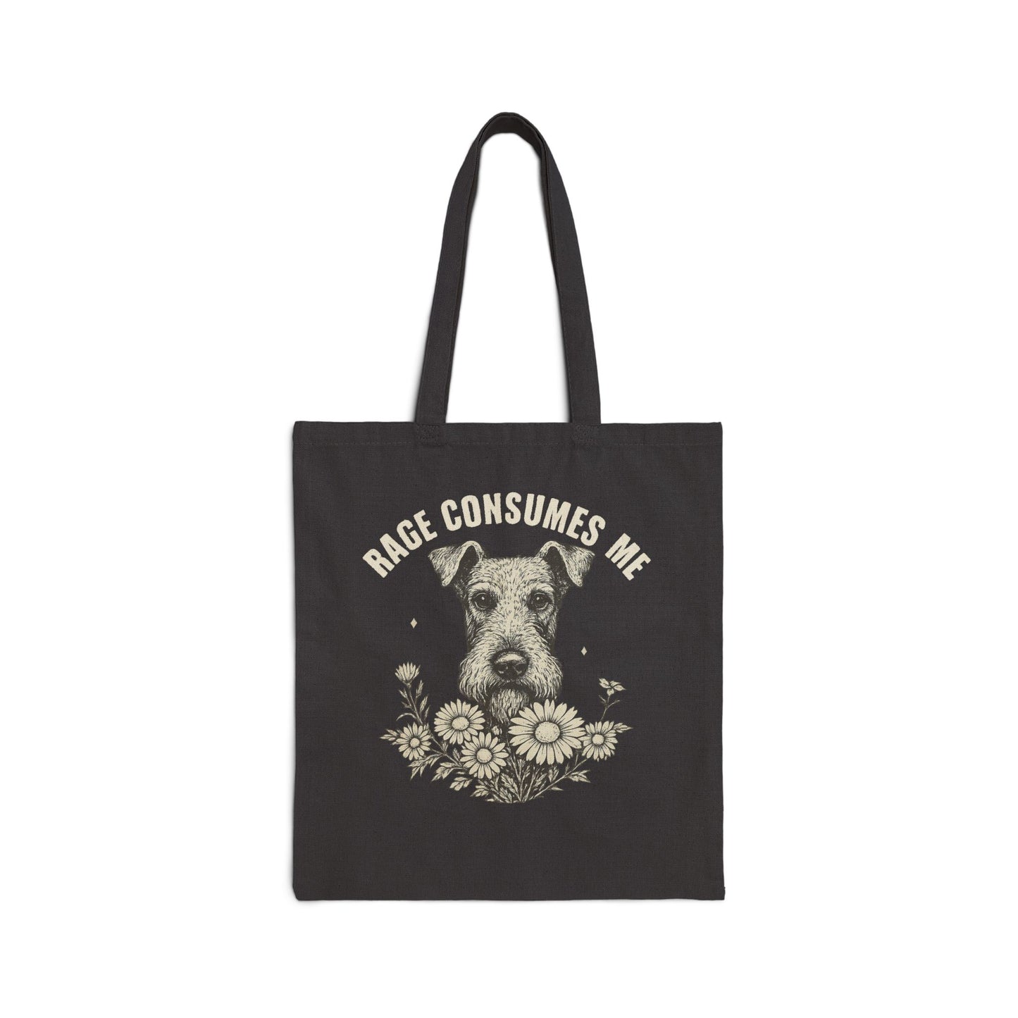 Airedale Terrier Rage Tote Bag