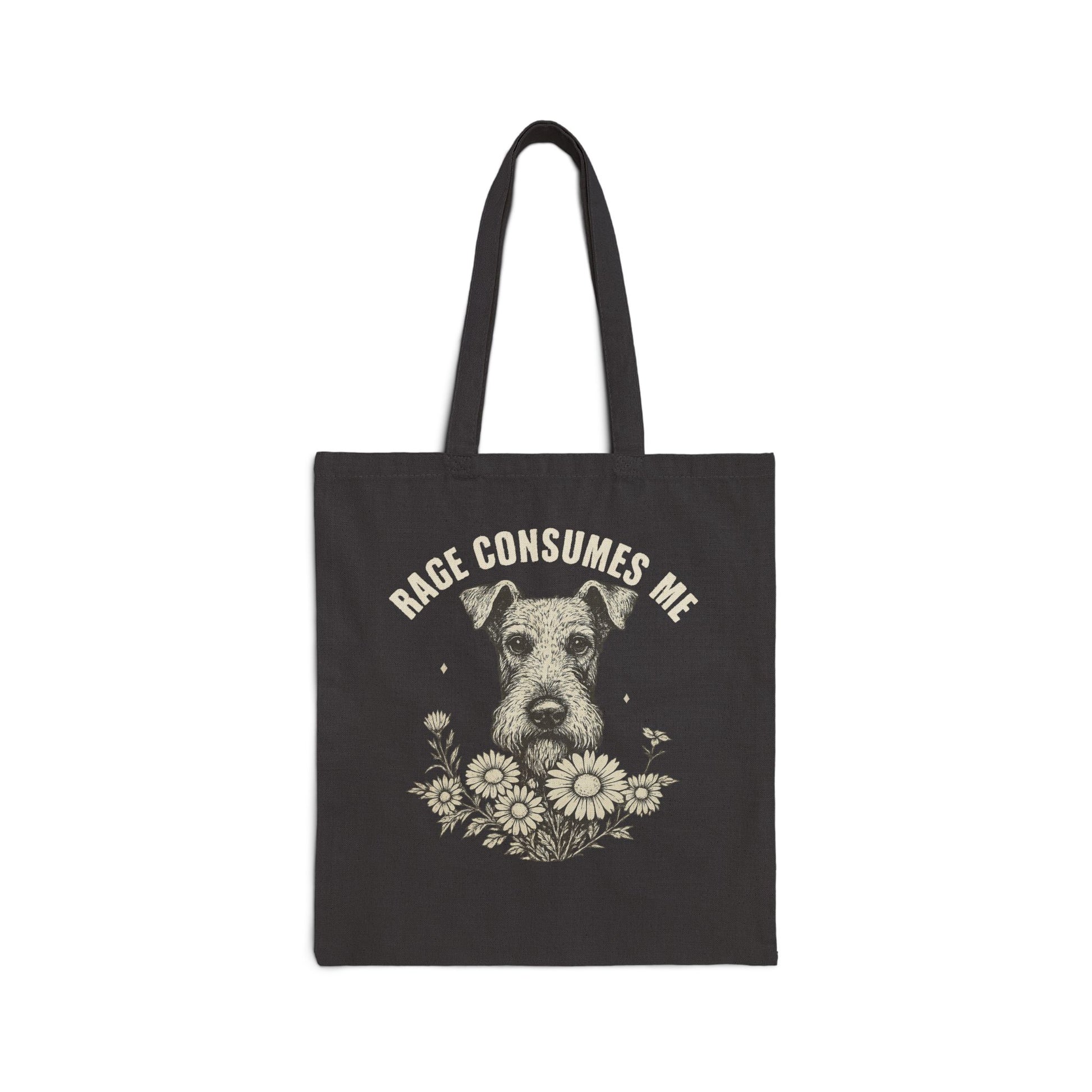 Airedale Terrier Rage Tote Bag