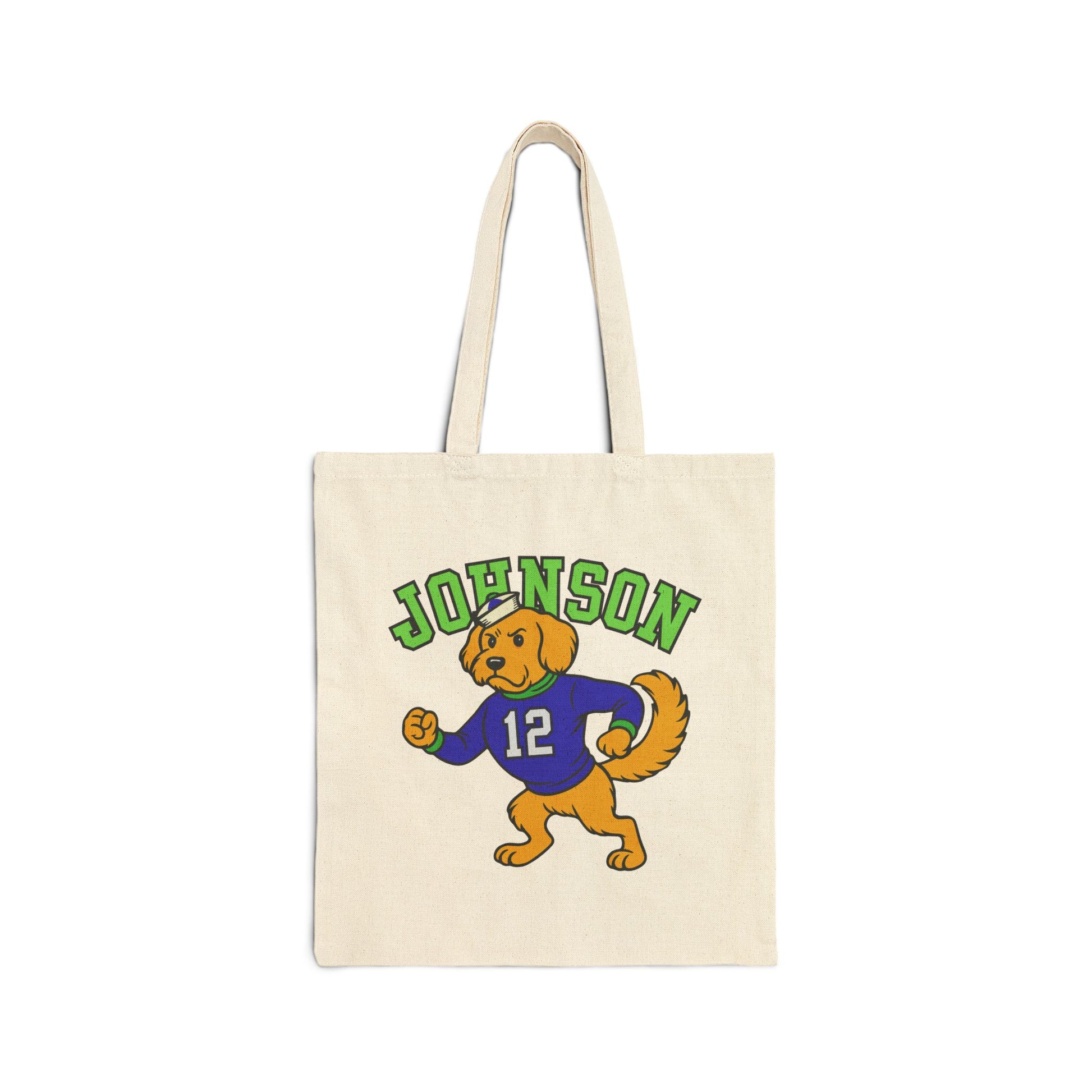 Golden Retriever College Mascot Tote Bag