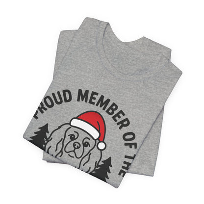 Cavalier King Charles Naughty List TShirt