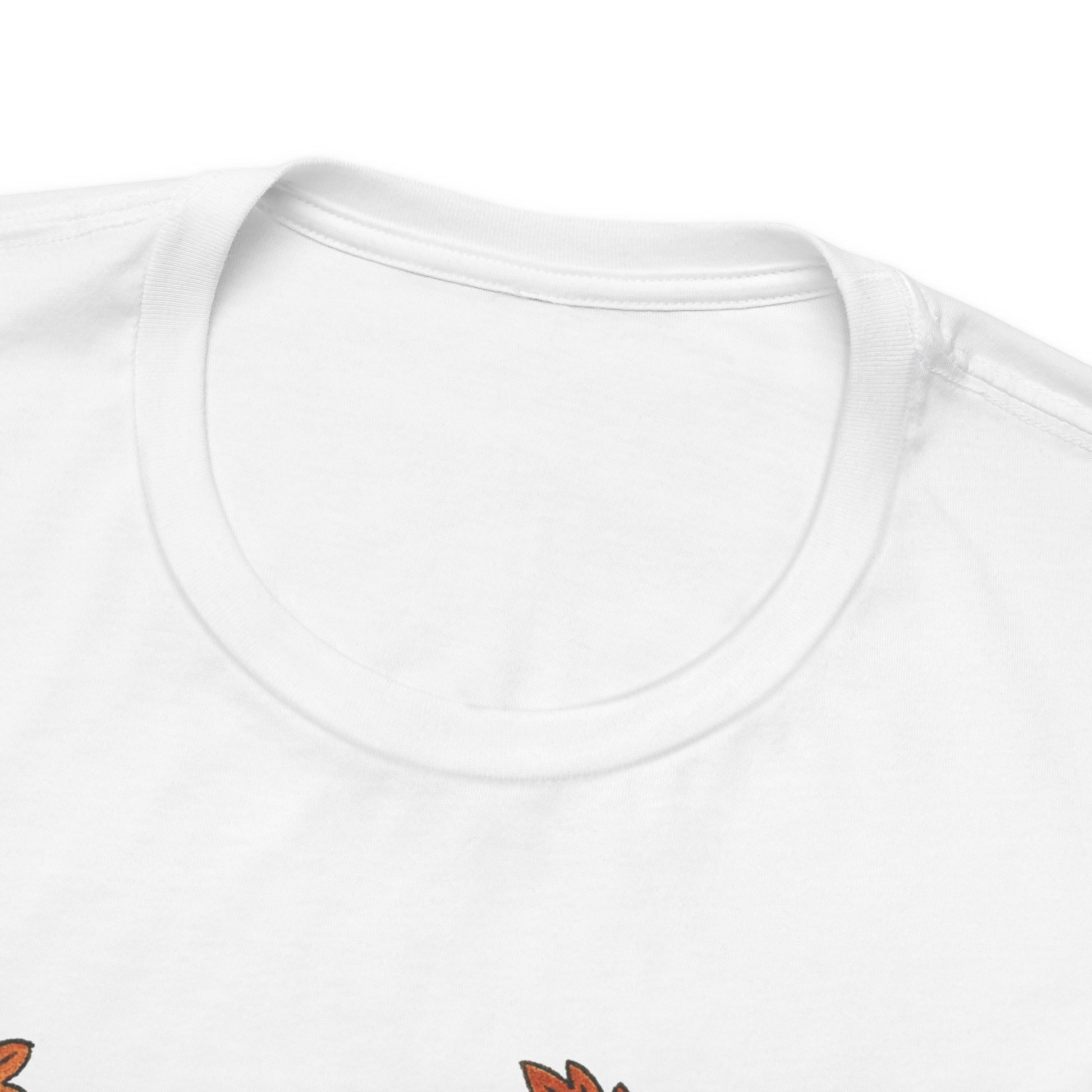 Piebald Frenchie Chasing Leaves TShirt