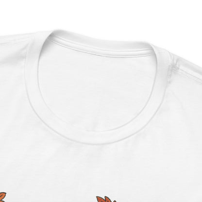 Piebald Frenchie Chasing Leaves TShirt